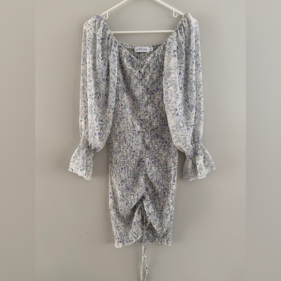 Petal & Pup long sleeve mini floral dress M - Picture 4 of 9